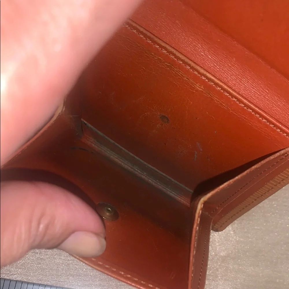 Louis Vuitton Brown EPi Leather Wallet EUC Authentic